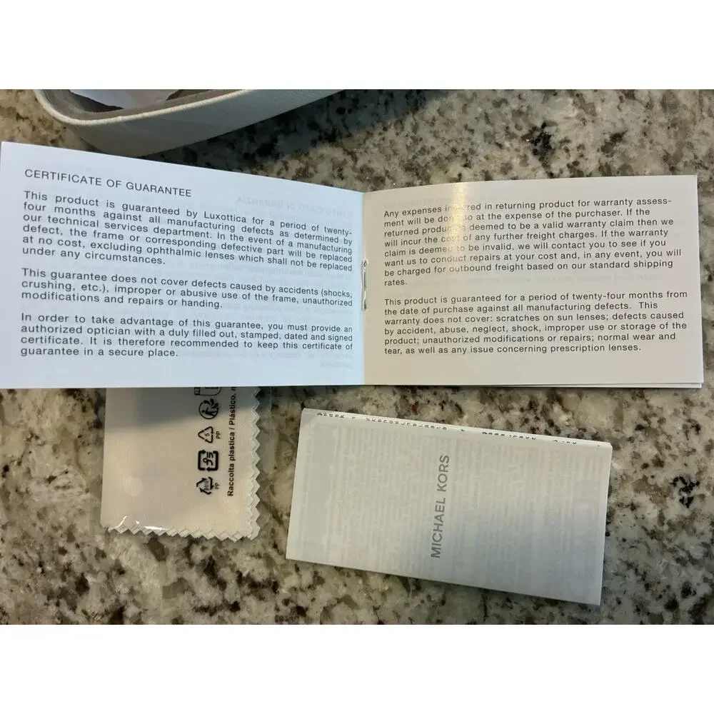Michael Kors Sunglasses MK1162 LANIKAI Cat Eye Metal Silver Frame New - Picture 4 of 5